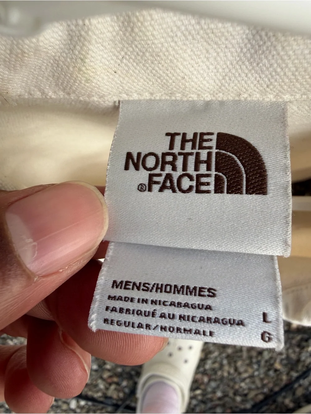 The North Face Men's Cream Canvas Field Jacket